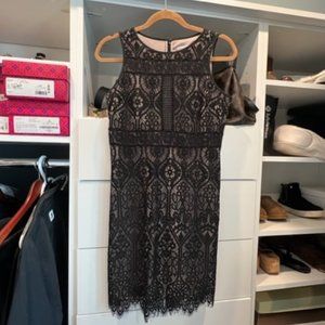 NWT- BEAUTIFUL FULLY LINED LOFT BLACK SLEEVELESS DRESS SIZE 6P